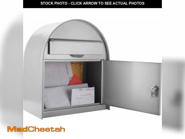 Lot 74-14349221 - Barska Wall Mount Drop Box with Key Lock - Locking Mail, Suggestion, or Payment Box for Home, Office...