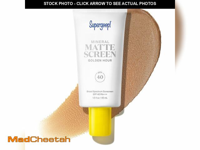 Lot 74-14065058 - Supergoop! Mineral Mattescreen (SPF 40) - 45 mL - Mineral, Oil-Free Broad Spectrum Sunscreen - Smoot...