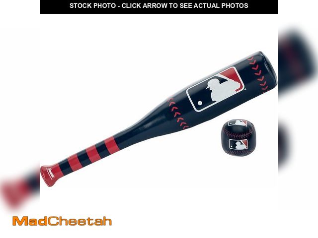 Lot 74-12760133 - Franklin Sports MLB 21" Soft Sport Bat &amp; Ball - Blue - Lightweight Kids Bat + Ball - UNUSED