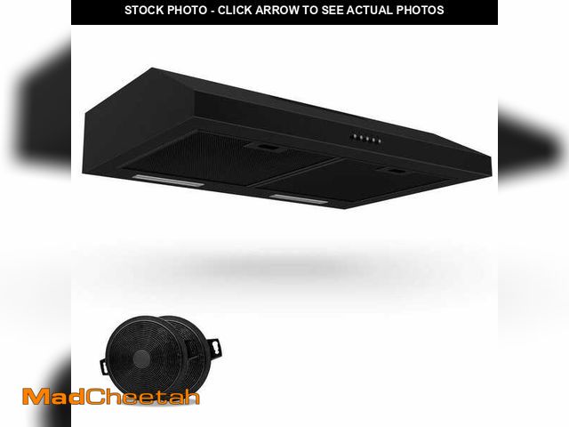 Lot 74-14559298 - Velivi 30 in. 600 CFM Convertible Ductless Under Cabinet Range Hood with 3-Speed Exhaust Fan and 2-L...