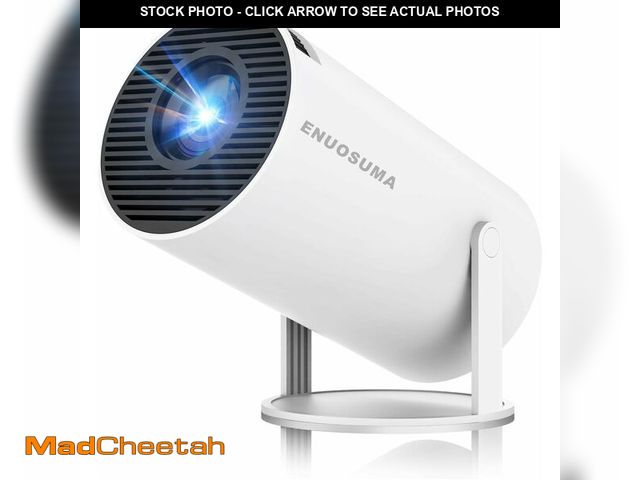 Lot 74-13545963 - Mini Projector, Support 4K 1080P Portable Projector with Dual Band WIFI6 5G Wireless 5.2 Bluetooth A...