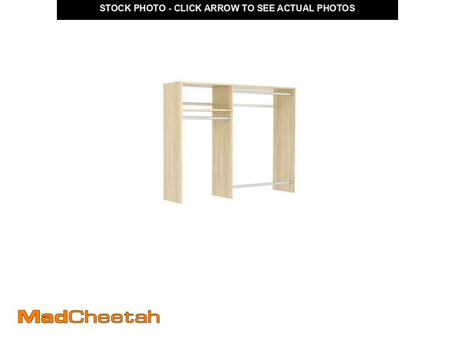 Lot 74-12552602 - Closet Evolution 36 in. W - 60.625 in. W Harvest Grain Wood Closet System - UNUSED