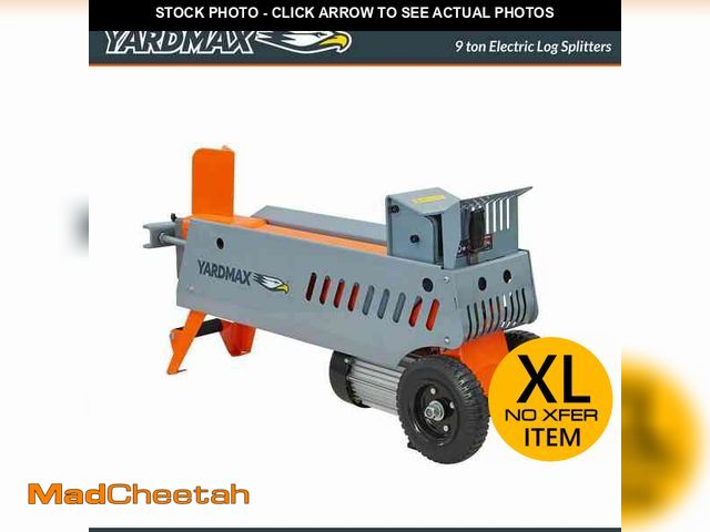 Lot 74-14376485 - YARDMAX 9-Ton 15 Amp Portable Electric Log Splitter - USED
