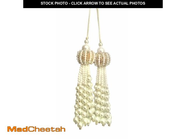 Lot 74-13620961 - 2 Pair Tassels Blouse Tassels for Bridal Dress Latkan Home Decor Accessories DIY Decor Curtains Cush...