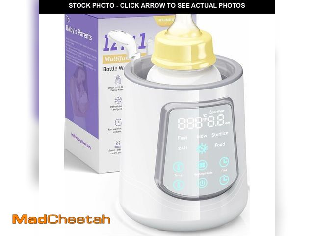 Lot 74-13620801 - 12 in 1 Fast Baby Bottle Warmer with Even Heating No Hot Spots, Night Mode, Sterili-zing,Constant Te...