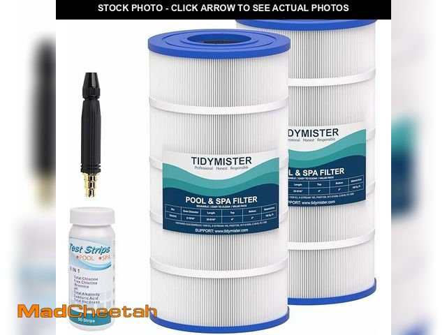 Lot 74-14290174 - TidyMister PXST150 Pool Filter Cartridge Replacement, Compatible with Hayward XStream CC1500, CCX150...