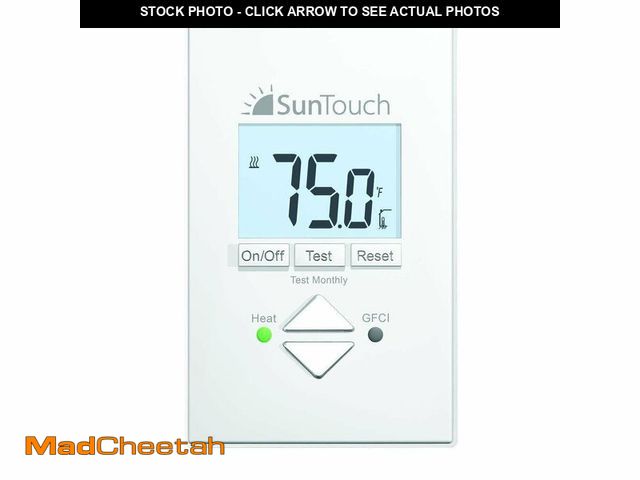 Lot 74-14232443 - SunTouch SunStat Core Non-Programmable Floor Heating Thermostat - White - UNUSED