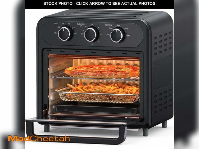 Lot 74-13044523 - TaoTronics Air Fryer, 1700W 14.8 Quart, 5 in 1 Toaster Oven Countertop, Oil-Less Cooking, Stainless ...