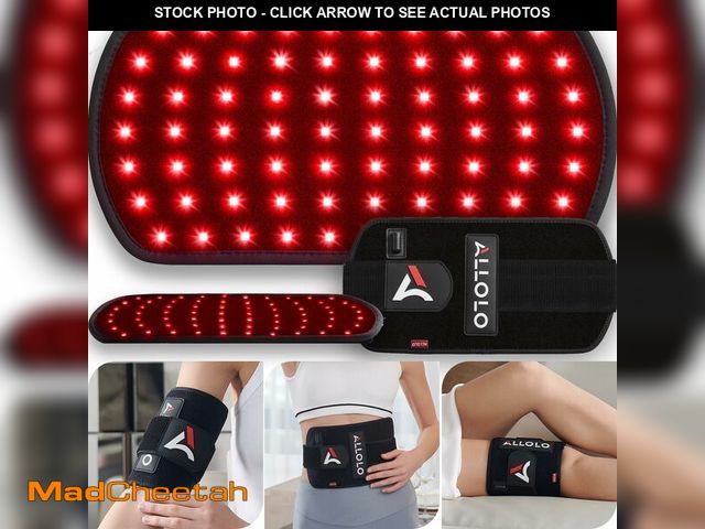 Lot 74-13947239 - ALLOLO Red Light Therapy for Body, 3 in 1 LEDs Red Light Therapy Belt with Timer Remote Control, 660...