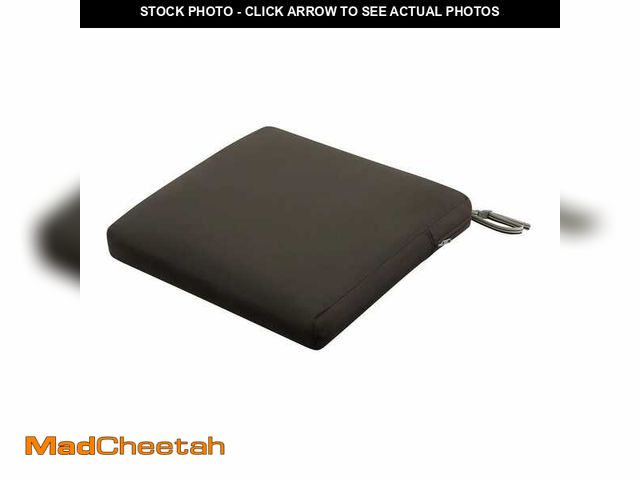 Lot 74-14342591 - Classic Accessories Ravenna 19 in. W x 19 in. L x 3 in. Thick Espresso Square Outdoor Seat Cushion -...