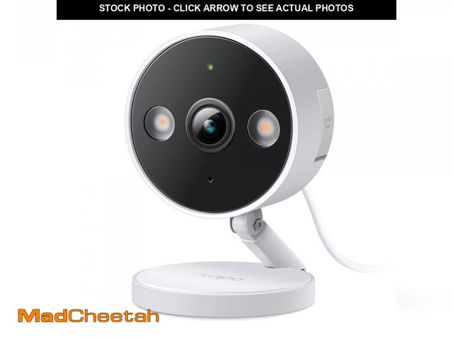 Lot 74-12355364 - Tapo by TP-Link 2K QHD Security Camera Indoor/Outdoor, 2024 PCMag Editor's Choice, Color Night Visio...