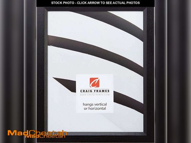 Lot 74-11884352 - Craig Frames 7171610BK Wood Grain Finish 20 by 34-Inch Picture/Poster Frame, 0.825-Inch Wide, Solid ...