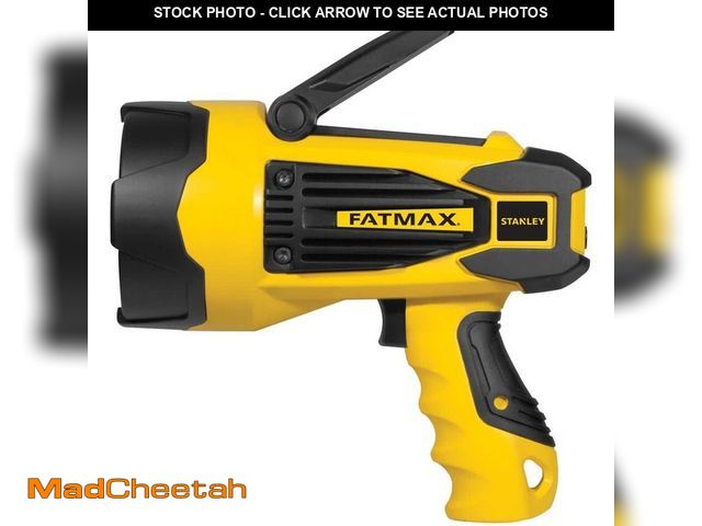 Lot 74-13776739 - *MISSING CHARGER* Stanley Rechargeable 2200 Lumens LED Lithium-Ion Hand-Held Portable Handheld Flash...