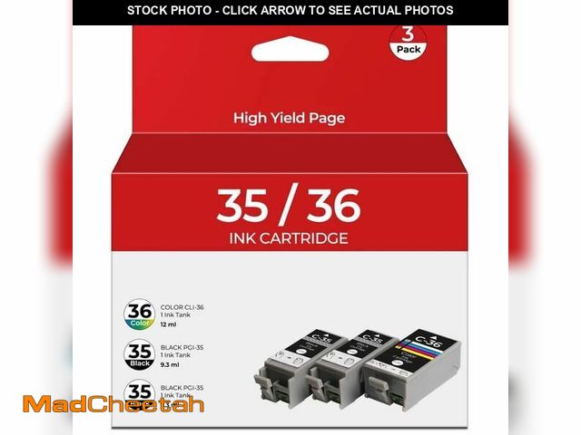 Lot 74-14058555 - Diegees PGI-35 CLI-36 Ink Cartridges Compatible for PIXMA TR150 TR160 iP110 iP100 Compatible with Ca...