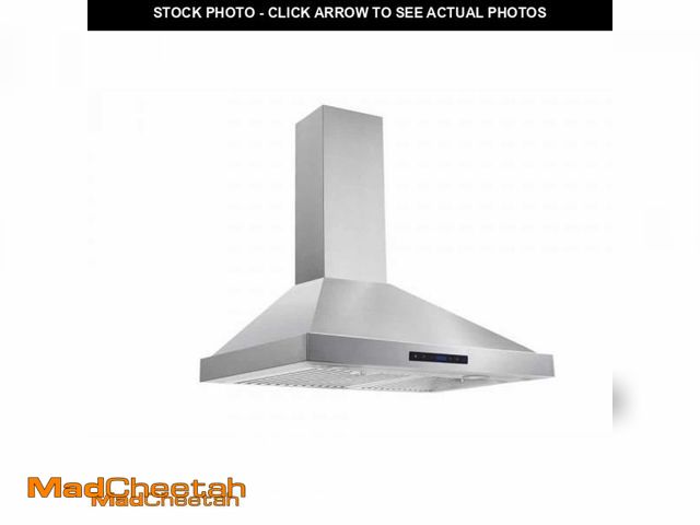 Lot 74-11370913 - Vissani 30 in. W Convertible Wall Mount Range Hood with 2 Charcoal Filters in Stainless Steel QR814 ...