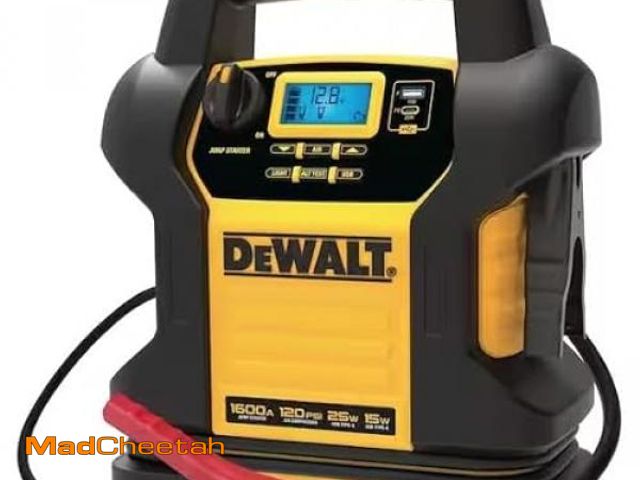 Lot 74-12145579 - DEWALT 1600 Peak Amp Jump Starter with Digital Compressor - UNUSED