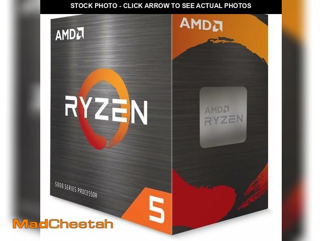 Lot 74-14590932 - AMD Ryzen 5 5600 6-Core, 12-Thread Unlocked Desktop Processor with Wraith Stealth Cooler - UNUSED