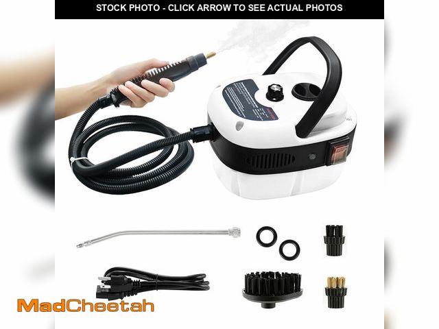 Lot 74-14060098 - Handheld Steam Cleaner, 2500W Pressurized Steam Cleaner with 3 Brush Heads, Portable Steam Cleaner f...