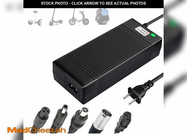 Lot 74-14059095 - EVAPLUS 5 in 1 Plugs 54.6V Fast Charger, Universal for 48V 13S Lithium Batteries, Pinkind 48V Li-ion...