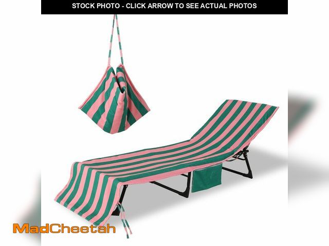 Lot 74-14153754 - THOVSMOON Beach Lounge Chair Towel Cover,Soft Microfiber Chaise Lounge Towel Cover Patio Pool Chairs...