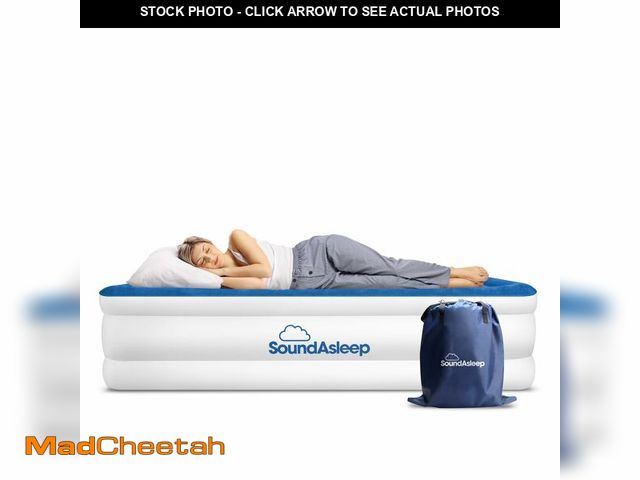 Lot 74-12705939 - SoundAsleep Products Dream Series Luxury Air Mattress, ComfortCoil Technology, Built-in High Capacit...
