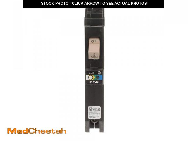Lot 74-12148002 - Eaton CH 15 Amp All in One AF/GF Plug-On-Neutral Breaker - UNUSED