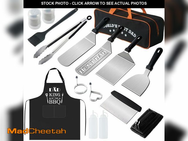 Lot 74-12452384 - Dad Gifts from Daughter Son for Father's Day Birthday Christmas,Cool BBQ Dad Gifts Set for Outdoor G...