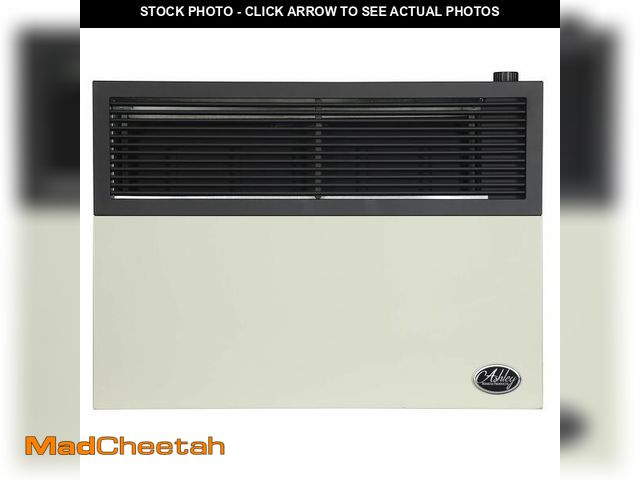 Lot 74-13121843 - Ashley Hearth Products DVAG17N 17,000 BTU Direct Vent Natural Gas Heater, Cream - UNUSED
