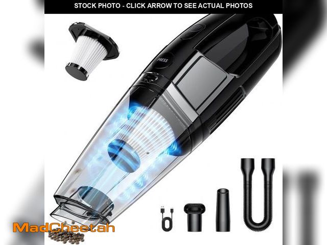 Lot 74-12114018 - Eguink Handheld Vacuum Cordless 7000Pa Suction | Car Vacuum Portable with 650mL Dustbin | 1.43lbs Ul...