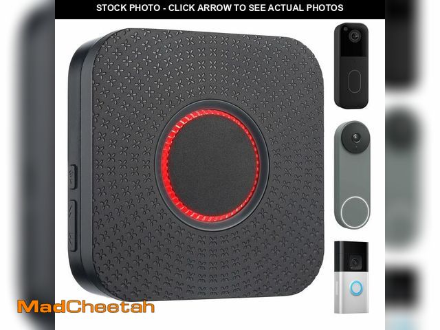 Lot 74-13630175 - Smart Wireless Doorbell Chime, Compatible with Ring &amp; Blink &amp; Google Nest Video Doorbell, No...