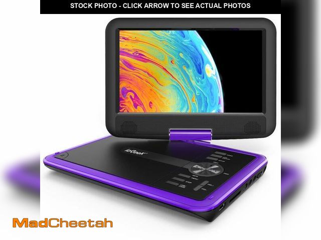 Lot 74-14268466 - ieGeek 11.5" Portable DVD Player for Kids and Car, 9.5" Eye-Protective Screen with 5 Hours Rechargea...