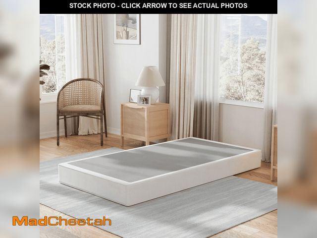 Lot 74-13053363 - ULIESC 7 Inch Twin Box Spring, Twin Size Box Spring Only, Metal Box Spring Twin with Fabric Cover, S...