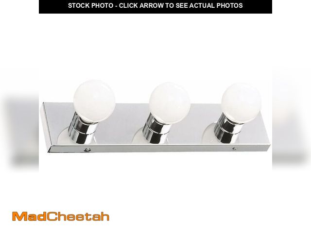 Lot 74-13844465 - Design House 500850 3-Light Vanity Strip Light Contemporary Dimmable for Bathroom, Bedroom, Makeup V...