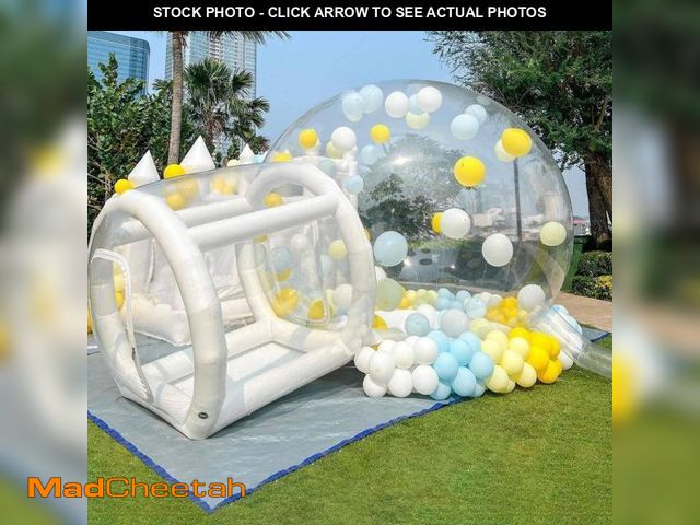 Lot 74-12488923 - Eachup 10FT Inflatable Balloon House for Kids Adults,TPU White Commercial Inflatable Bubble House Ba...