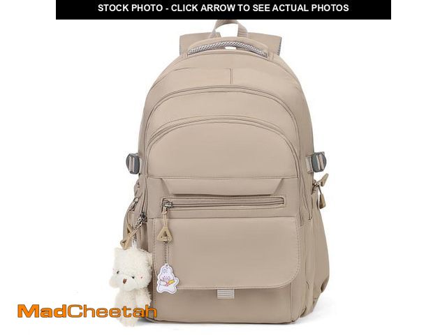 Lot 74-12119843 - PRLINJSK Girls Backpack for College High Middle School Student, Cute Aesthetic Bookbag for Teens Wom...