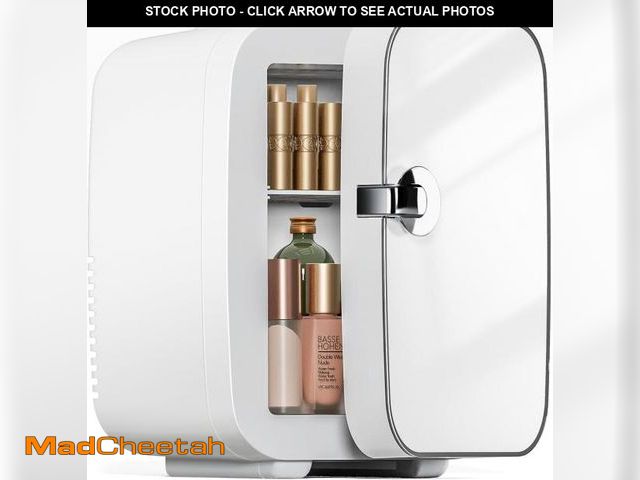 Lot 74-12137298 - Sweetcrispy Mini Fridge, Portable Small Refrigerator 4L/6 Can Cooler &amp; Warmer Compact Fridges fo...