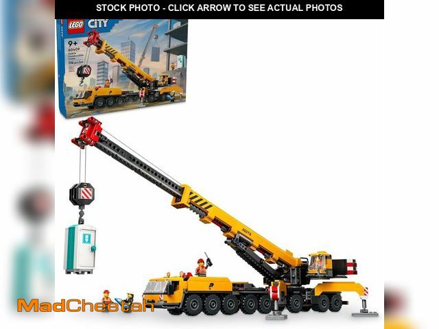 Lot 74-12849074 - LEGO City Yellow Mobile Construction Crane Building Toy - Construction Toys for Boys &amp; Girls, Ag...