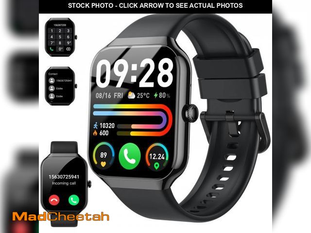 Lot 74-12310463 - Motast Smart Watch(Answer/Make Call), 1.96" HD Smartwatch for Men Women, 2025 Fitness Activity Track...