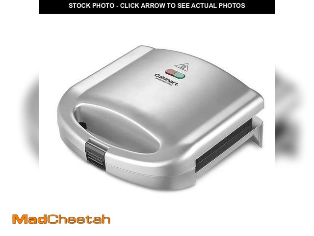 Lot 74-14296005 - Cuisinart Sandwich Grill, Silver, WM-SW2N1NAS - USED