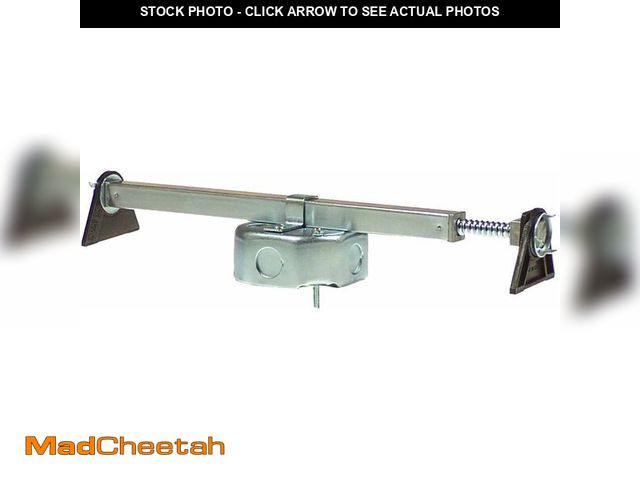 Lot 74-14215119 - Westinghouse 0110000 Saf-T-Brace for Ceiling Fans, 3 Teeth, Twist and Lock,Silver(Pack of 1) - UNUSE...