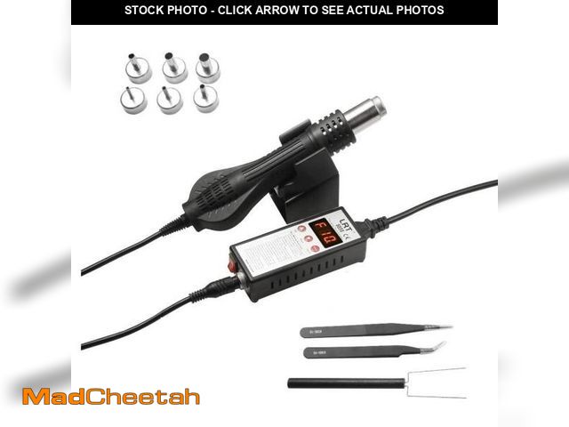 Lot 74-12309622 - LRT 8858 Micro Hot Air Station SMD Rework Desoldering Digital Heat Gun - UNUSED