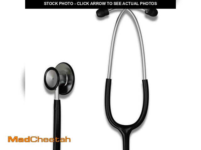 Lot 74-12115638 - HCS Black Stethoscope - Classic Lightweight, Medical, Dual Head Stethoscope for Nurses, Students, Ho...