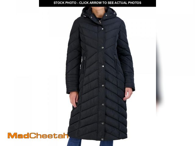 Lot 74-12152123 - Madden Girl Women's Plus-Size Long Maxi Puffer In Black, 3X - UNUSED