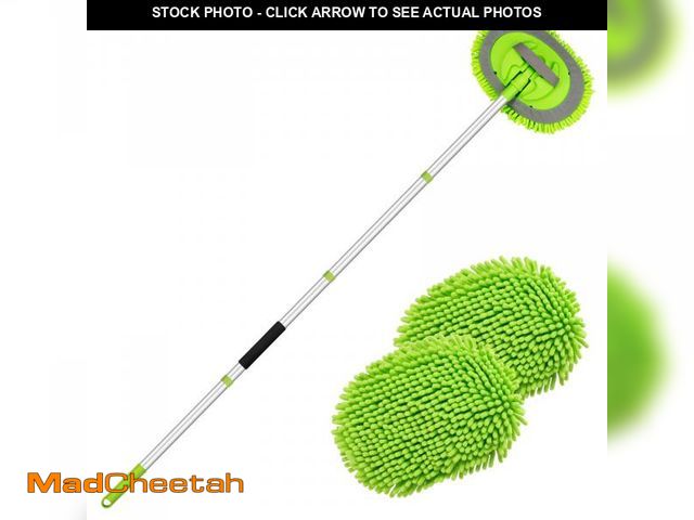 Lot 74-12311178 - Ordenado 62" Car Wash Brush Kit Mitt Mop Sponge with Long Handle Chenille Microfiber Car Cleaning Br...
