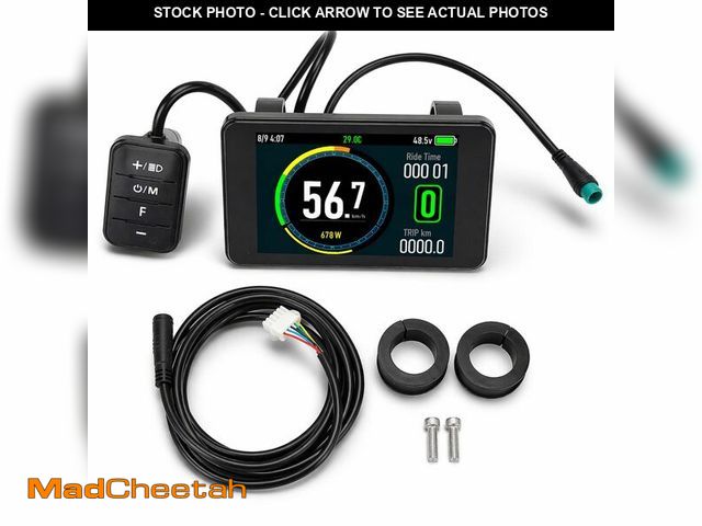 Lot 74-14380033 - Electric Bike LCD Display, Universal 24V to 72V Multi Protocol Speedometer - USED