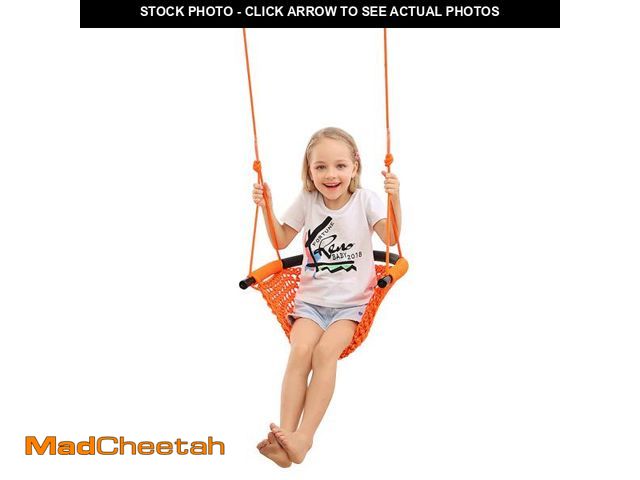 Lot 74-12140991 - JKsmart Swing Seat for Kids Heavy Duty Rope Play Secure Children Swing Set,Perfect for Indoor,Outdoo...