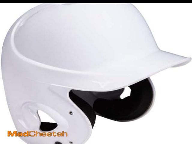 Lot 74-12510379 - Mizuno MVP Series Solid Batting Helmet , Small/Medium, White - UNUSED