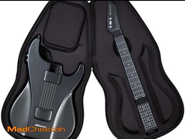 Lot 74-12268863 - AeroBand Guitar Stringless Acoustic Electric Guitar Portable with Detachable Fretboard?with Bag? - U...