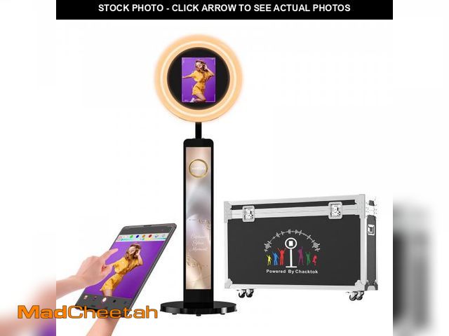 Lot 74-12539442 - HARZHI Portable Photo Booth Compatible with Ipad, for Ipad Photo Booth Shell Stand Stand Provide Cha...
