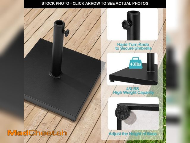 Lot 74-12584917 - Pellebant 10 ft. x 6.5 ft. Rectangular Metal Market Crank and Tilt Patio Umbrella in Navy Blue, 43 l...